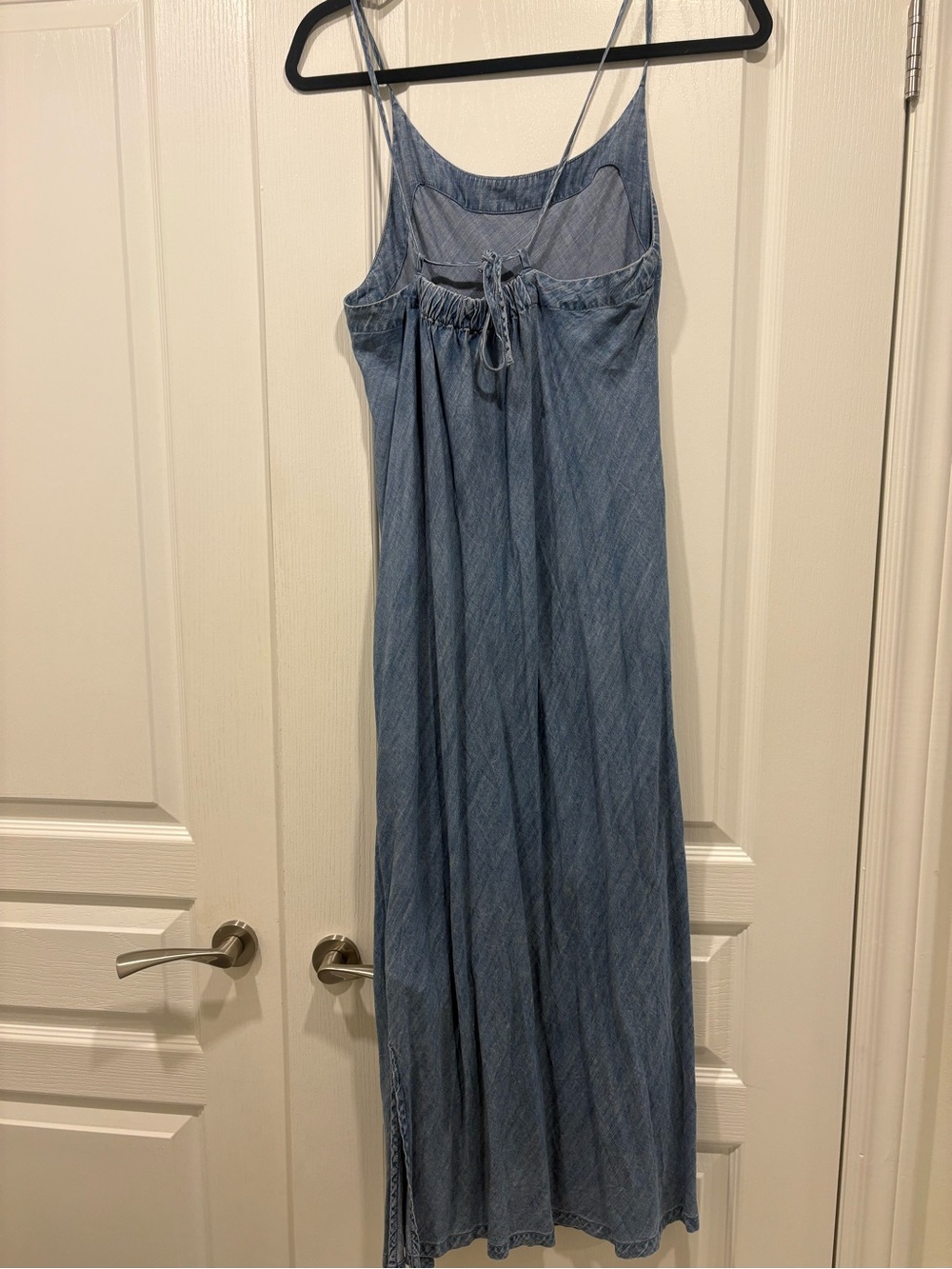 Splendid Light Blue Indigo Denim Slip Midi Dress - Picture 6 of 9